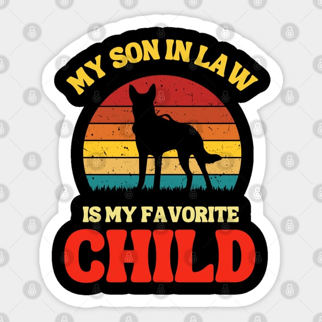 My Son In Law Is My Favorite Child Sticker by Xtian Dela ✅